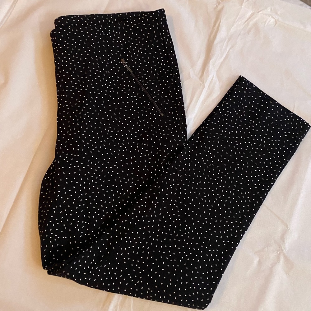 Michel Studio Alexa pants, back and white, size 16